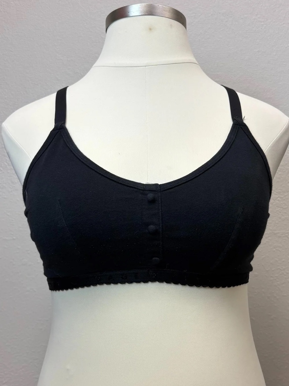 Savage x Fenty Black Cotton Pullover Bralette - Size 1X